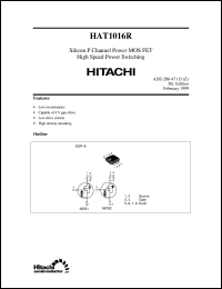 HAT1016R(D) datasheet: Power switching MOSFET HAT1016R(D)