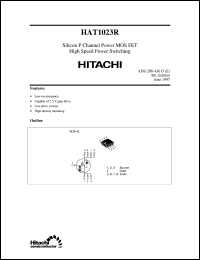 HAT1023R datasheet: Power switching MOSFET HAT1023R