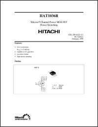 HAT1036R datasheet: Power switching MOSFET HAT1036R