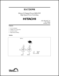 HAT2039R(D) datasheet: Power switching MOSFET HAT2039R(D)