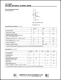 1N4148M datasheet: 50 V, 130 mA, silicon epitaxial planar diode 1N4148M