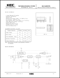 KIA6003S datasheet: FM IF system IC KIA6003S