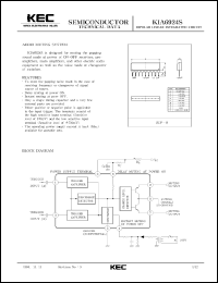 KIA6924S datasheet: Audio muting system KIA6924S