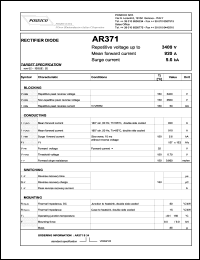 AR371S34 datasheet: 3400 V, 920 A, 5.6 kA rectifier diode AR371S34