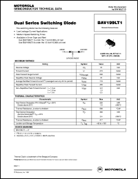 BAV199LT1 datasheet: Dual Series Switching Diode BAV199LT1