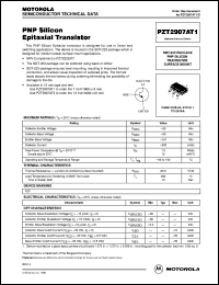 PZT2907AT1 datasheet: PNP Silicon Planar Epitaxial Transistor PZT2907AT1