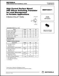 MMBT589LT3 datasheet: High Current Surface Mount PNP Silicon Switching Transistor for Load Management in Portable Applications MMBT589LT3