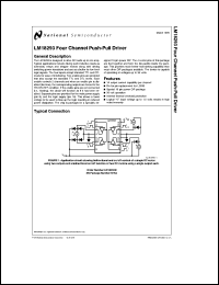 LM18293N datasheet: Four channel push-pull driver LM18293N