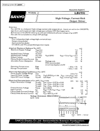 LB1731 datasheet: 4-channel high-voltage, current-sink output driver LB1731