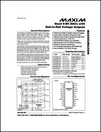 MAX5467EUT datasheet: 2-wire digital potentiometer, 10KOm MAX5467EUT
