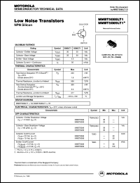 MMBT5089LT1 datasheet: Low Noise Transistor NPN MMBT5089LT1