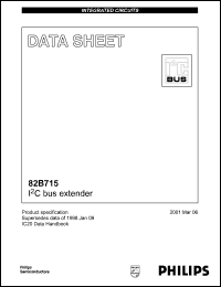 P82B715TD datasheet: 4.5-12 V, I2C bus extender P82B715TD
