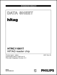 HTRC11001T datasheet: 5 V, HITAG reader chip HTRC11001T