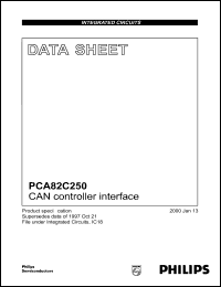 PCA82C250U datasheet: CAN controller interface PCA82C250U