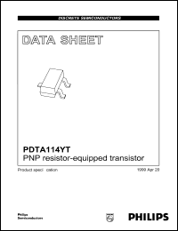 PDTA114YT datasheet: 50 V, PNP resistor-equipped transistor PDTA114YT