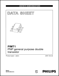 PIMT1 datasheet: 50 V, PNP general purpose double transistor PIMT1