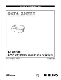 S1A datasheet: 50 V, SMA controlled avalanche rectifier S1A