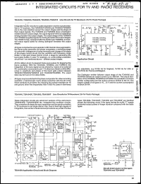 TDA9400 datasheet: Line circuit for TV receivers TDA9400