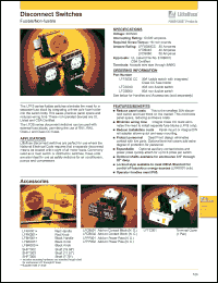 LFDS040 datasheet: Disconnect 40A non-fusible switch. Voltage 600 VAC. Interrupting rating: 10,000 A. LFDS040