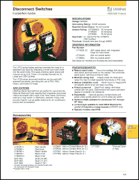 LFDS060 datasheet: Disconnect 60A non-fusible switch. Voltage 600 VAC. Interrupting rating: 10,000 A. LFDS060