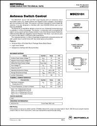 MDC5101R2 datasheet: Antenna Switch Control MDC5101R2