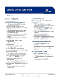 QL82SD-7PQ208I datasheet: LVDS SERDES, flexible programmable logic, dual port SRAM. QL82SD-7PQ208I