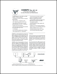 V350EPC-33 datasheet: Local bus to PCI bridge for multiplexed A/D processors. 33 MHz. V350EPC-33