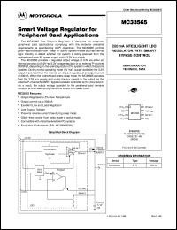 MC33565D datasheet: Smart Voltage Regulator for Peripheral Card Applications MC33565D