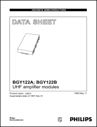 BGY122A datasheet: 4.8 V, UNF amplifier module BGY122A