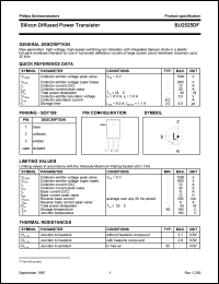 BU2525DF datasheet: 1500 V, silicon diffused power transistor BU2525DF