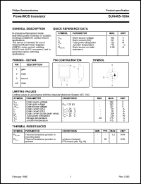 BUK465-100A datasheet: 100 V, power MOS transistor BUK465-100A