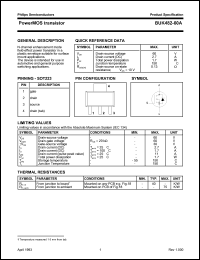 BUK482-60A datasheet: 60 V, power MOS transistor BUK482-60A