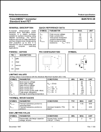 BUK7610-30 datasheet: 30 V, tranch MOS transistor standard level FET BUK7610-30