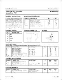 BUK9610-30 datasheet: 30 V, tranch MOS transistor logic level FET BUK9610-30