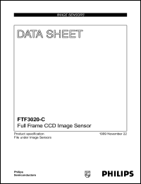 FTF3020-C/TG datasheet: 36 MHz, Full frame CCD image sensor FTF3020-C/TG