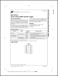 5962-89487012A datasheet: Quad 2-Input NAND Schmitt Trigger 5962-89487012A