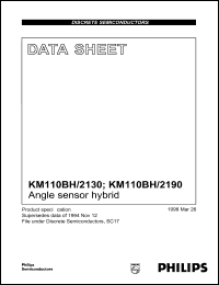 KM110BH/2190 datasheet: Angle sensor hybrid KM110BH/2190