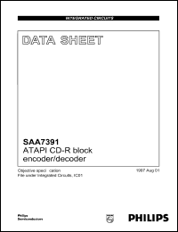 SAA7391H datasheet: 3.6 V, ATAPI CD-R block encoder/decoder SAA7391H