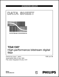 TDA1307 datasheet: 5 V, high-performance bitstream digital filter TDA1307