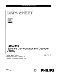 TDA8043AH datasheet: Satellite demodulator and decoder TDA8043AH