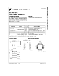 54F157ALMQB datasheet: Quad 2-Input Multiplexer 54F157ALMQB