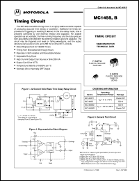 MC1455D datasheet: Timing Circuit MC1455D