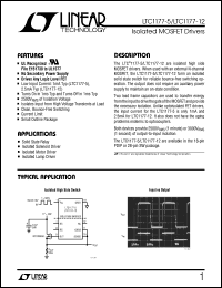 LTC1177IN-5 datasheet: Isolated MOSFET drivers LTC1177IN-5
