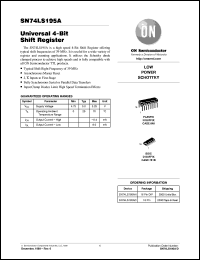 SN74LS195ADR2 datasheet: Universal 4-Bit Shift Register SN74LS195ADR2