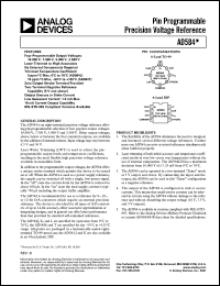 AD584K datasheet: 40V; 600mW; pin programmable precision voltage reference AD584K