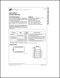 5962-88550012A datasheet: Octal D Flip-Flop 5962-88550012A