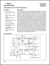 UC1525AJ datasheet: Regulating pulse width modulators, 100Hz to 500kHz UC1525AJ