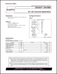 2SA2037 datasheet: PNP transistor for DC / DC converter applications, 50V, 6A 2SA2037