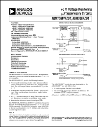 ADM706RAR datasheet: 0.3-6V; monitoring supervisory circuit. For microprocessor systems and computers ADM706RAR