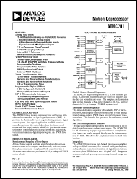 ADMC201AP datasheet: 0.3-7V; motion coprocessor ADMC201AP
